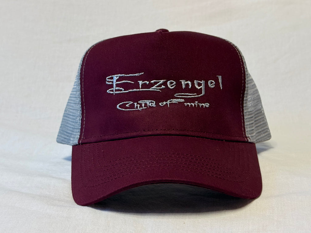 Snapback Trucker Cap Erzengel Burgundy / Light Grey